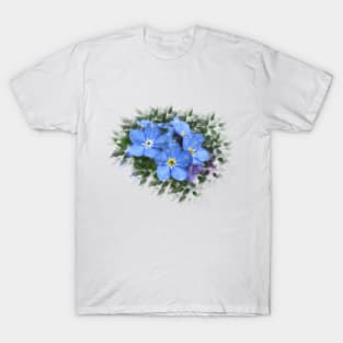 Forget me not, blue flower T-Shirt